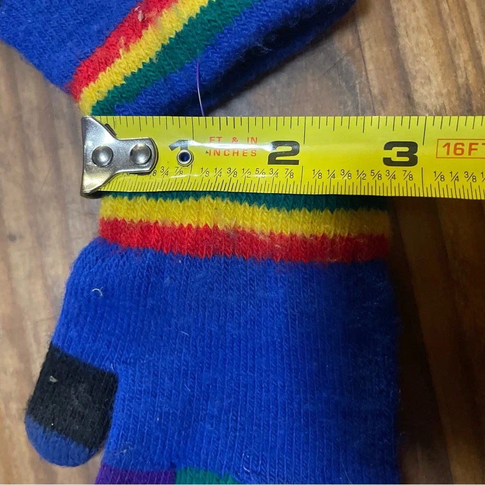 Toddler Knit Stretch Colorful Number Gloves cute comfy cozy unisex